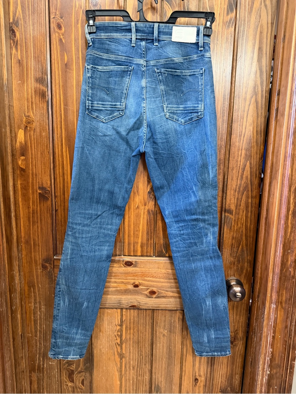 G-Star Men’s Skinny Jeans in Faded Blue Wash - Picture 2 of 5